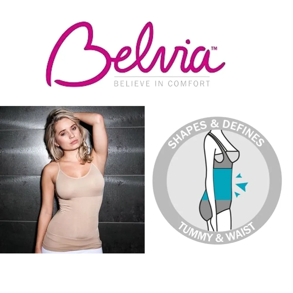 Belvia Shapewear Slimming Top (Beige) Medium 12-14