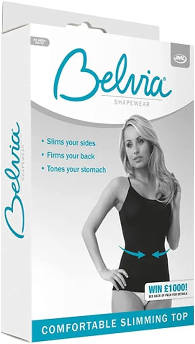 Belvia Shapewear Slimming Top (Beige) Medium 12-14