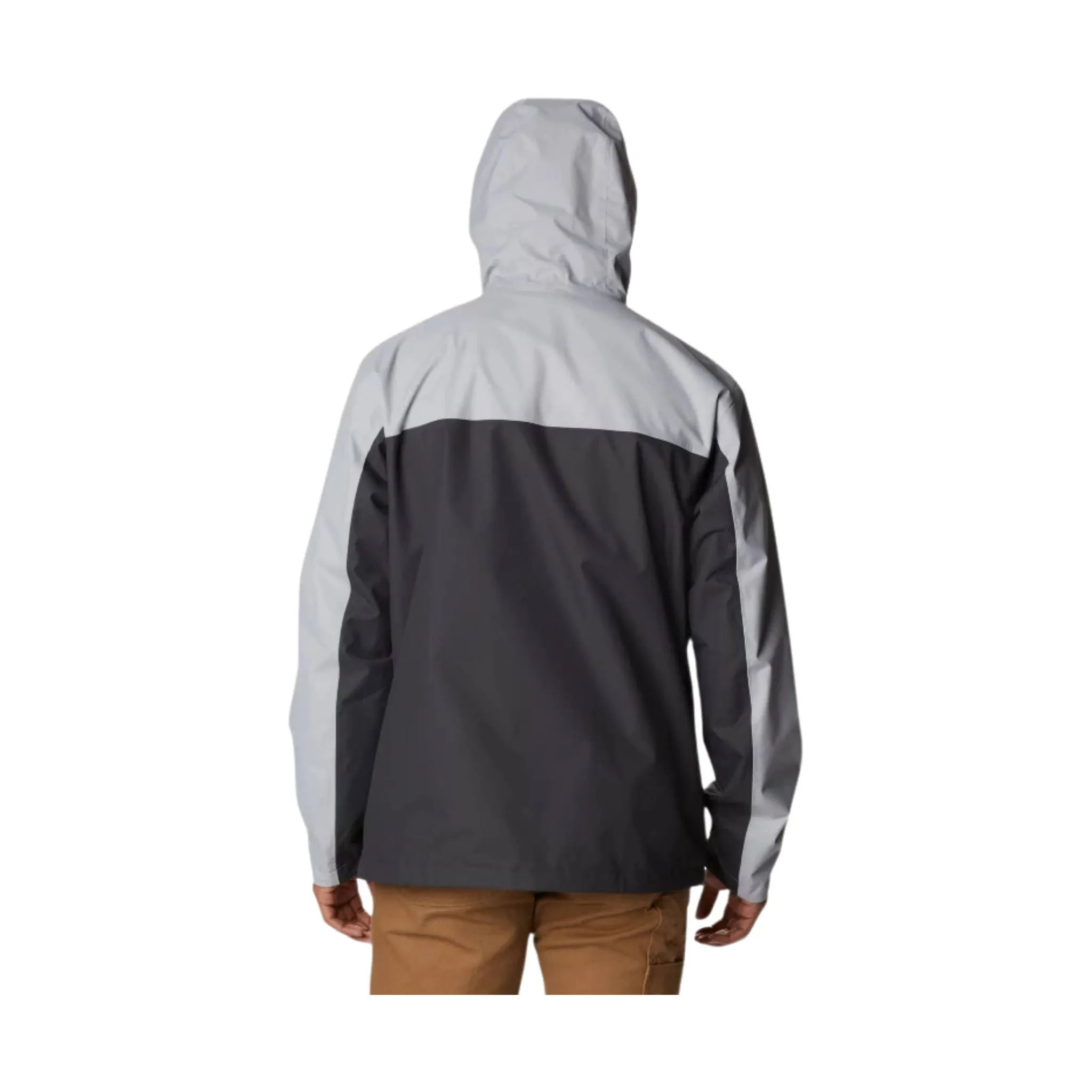 Columbia Men's Hikebound Rain Jacket - Columbia Grey/Shark- ONLINE STORE CREDIT/EXCHANGE ONLY