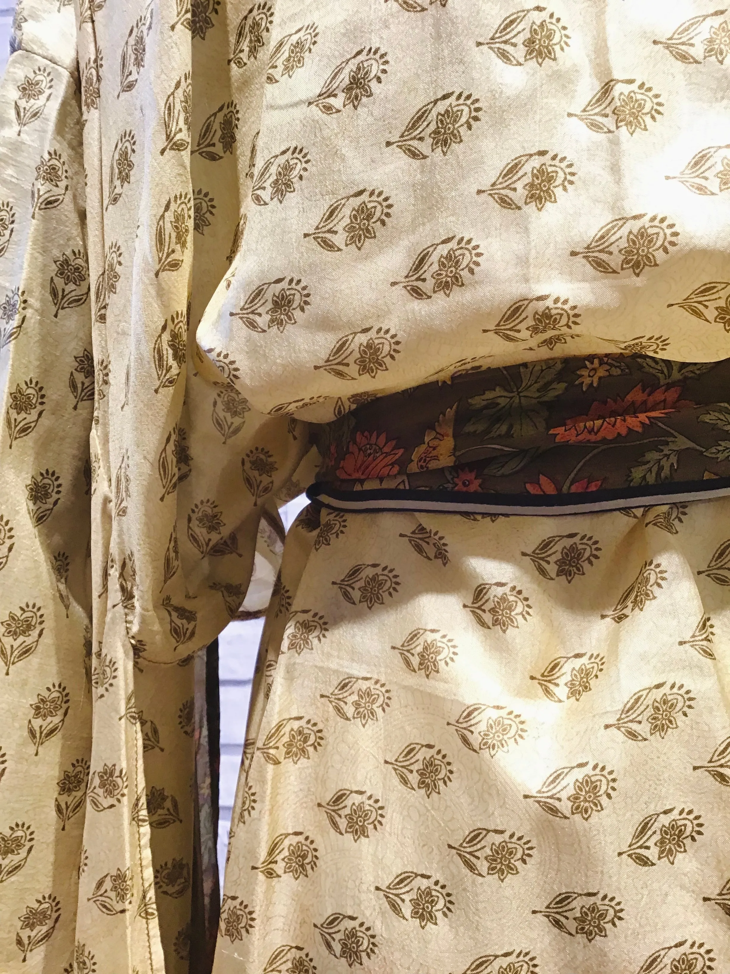 Desert Flower Silk Kimono