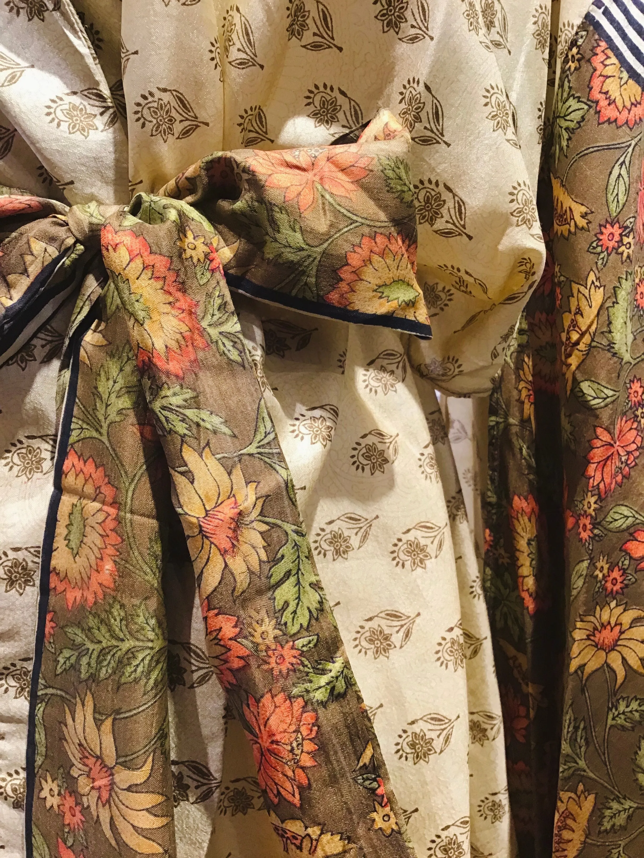 Desert Flower Silk Kimono