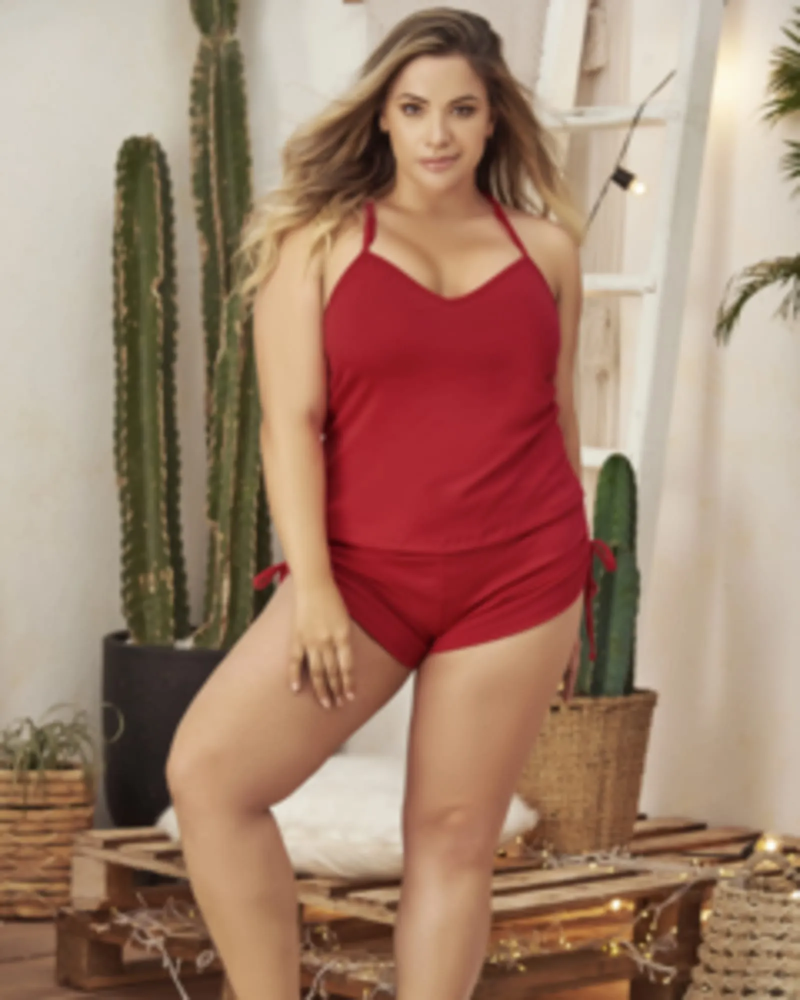 Dreamy Two Piece Sleep Set | Red