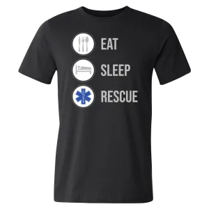 Eat Sleep Rescue EMT T-shirt