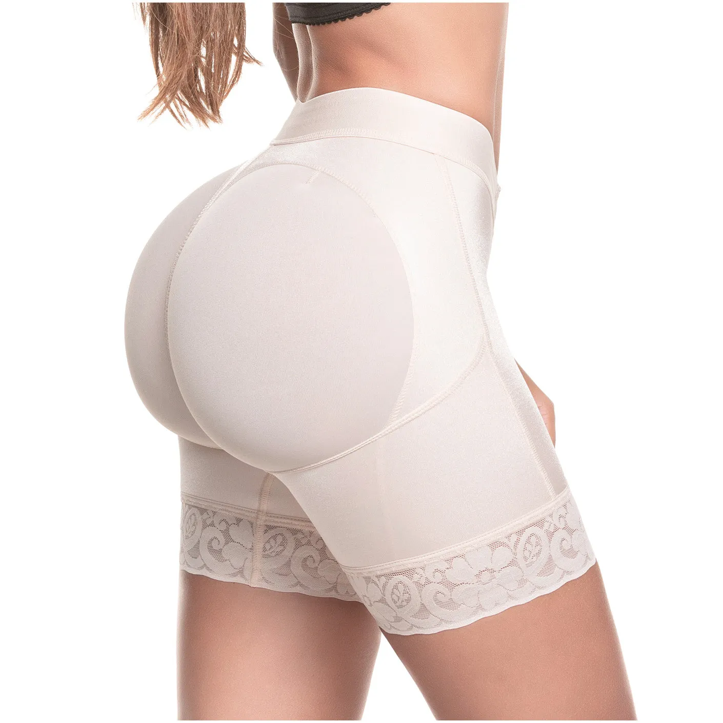 Fajas Colombianas Shaping Tummy Control Short Body Shaper Sonryse TR71