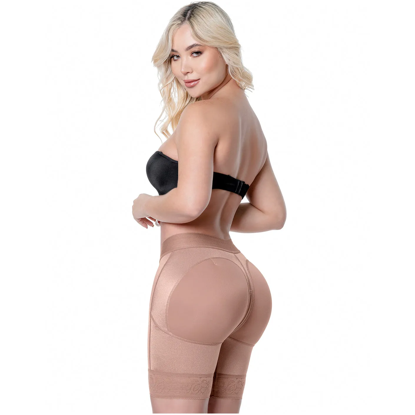 Fajas Colombianas Shaping Tummy Control Short Body Shaper Sonryse TR71