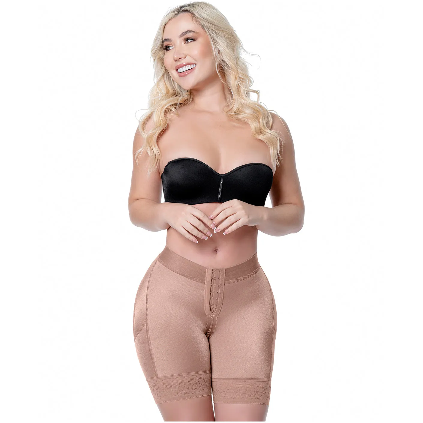 Fajas Colombianas Shaping Tummy Control Short Body Shaper Sonryse TR71