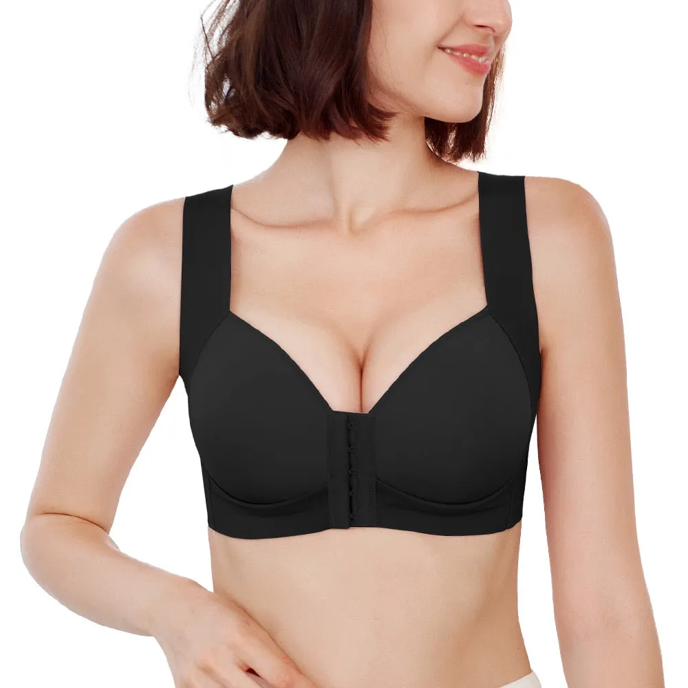 FallSweet  Front Closure Bras for Women Plus Size Underwear  Seamless Push Up Brassiere Vest Top Sexy Bra