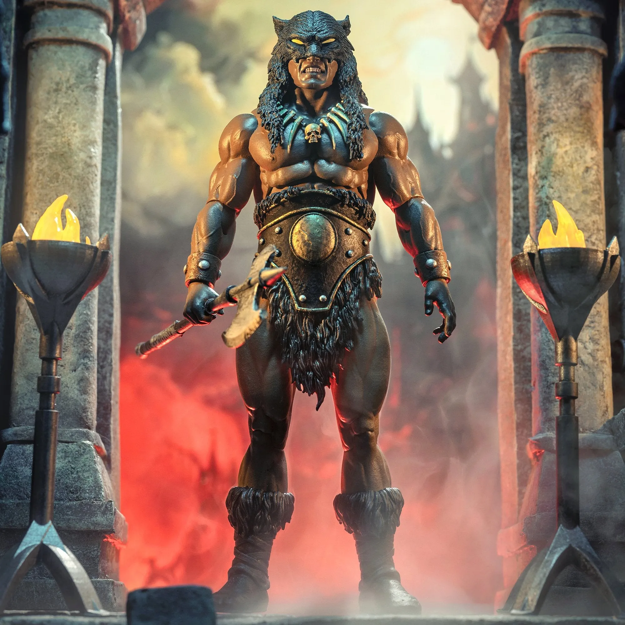 Fire and Ice Dark Wolf
