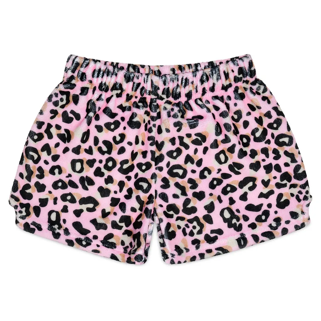 Iscream Lush Leopard Plush Shorts