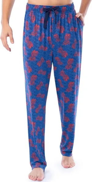 IZOD Men's Poly-Spandex Sueded Jersey Knit Pajama Sleep Pants