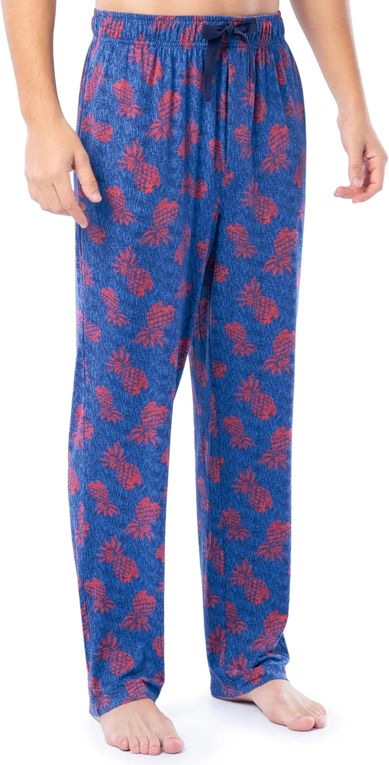 IZOD Men's Poly-Spandex Sueded Jersey Knit Pajama Sleep Pants