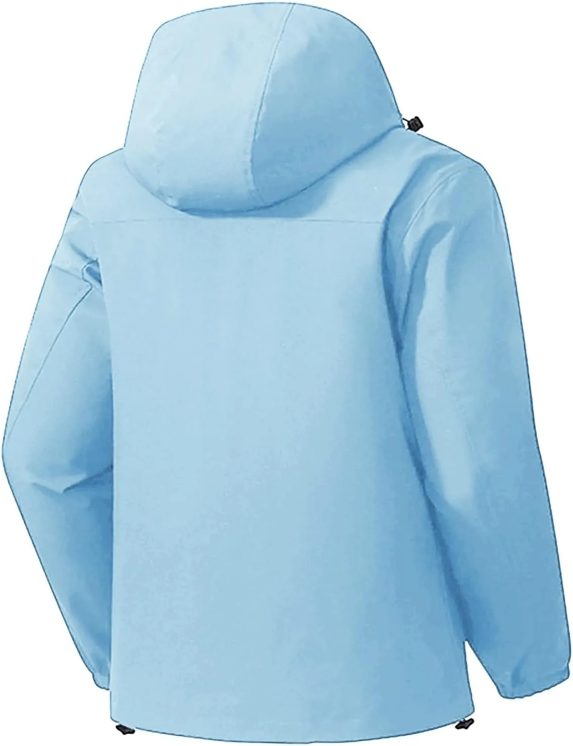 Men's Tactical Jacket Waterproof Softshell Fleece Lined Hooded Coats Outdoor Hiking Windbreaker