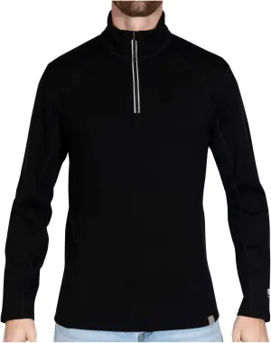 MERIWOOL Mens Base Layer 100% Merino Wool Heavyweight 400g Half Zip Sweater for Men