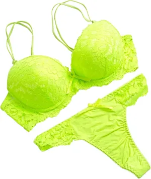 Plus Size Lingerie for Women 2 Piece Lace Sets Bra and Thong Set Sexy Bralettes Underwear Naughty Boudoir Outfits