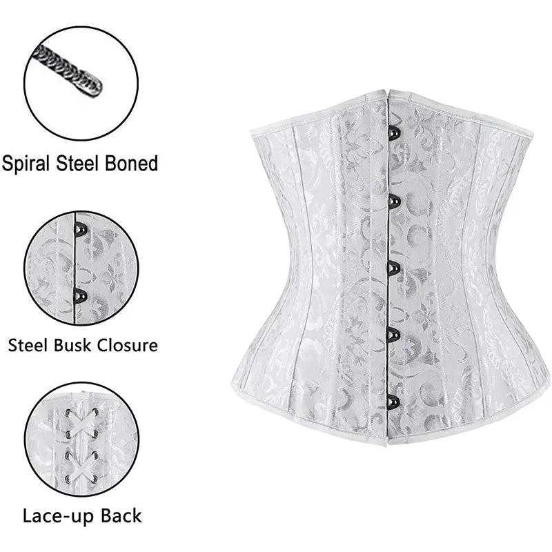 Renaissance 24 Steel Boned Underbust Waist Training Corset