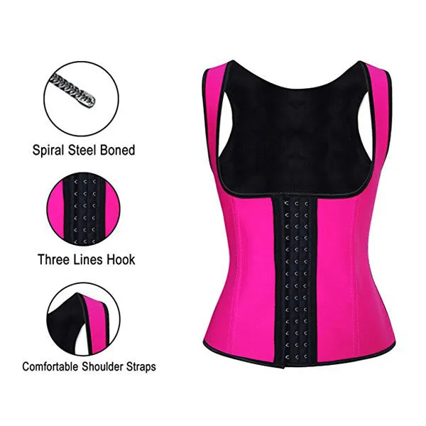 Slimming Shapewear Latex Waist Training With Straps Corset Fajas Colombianas