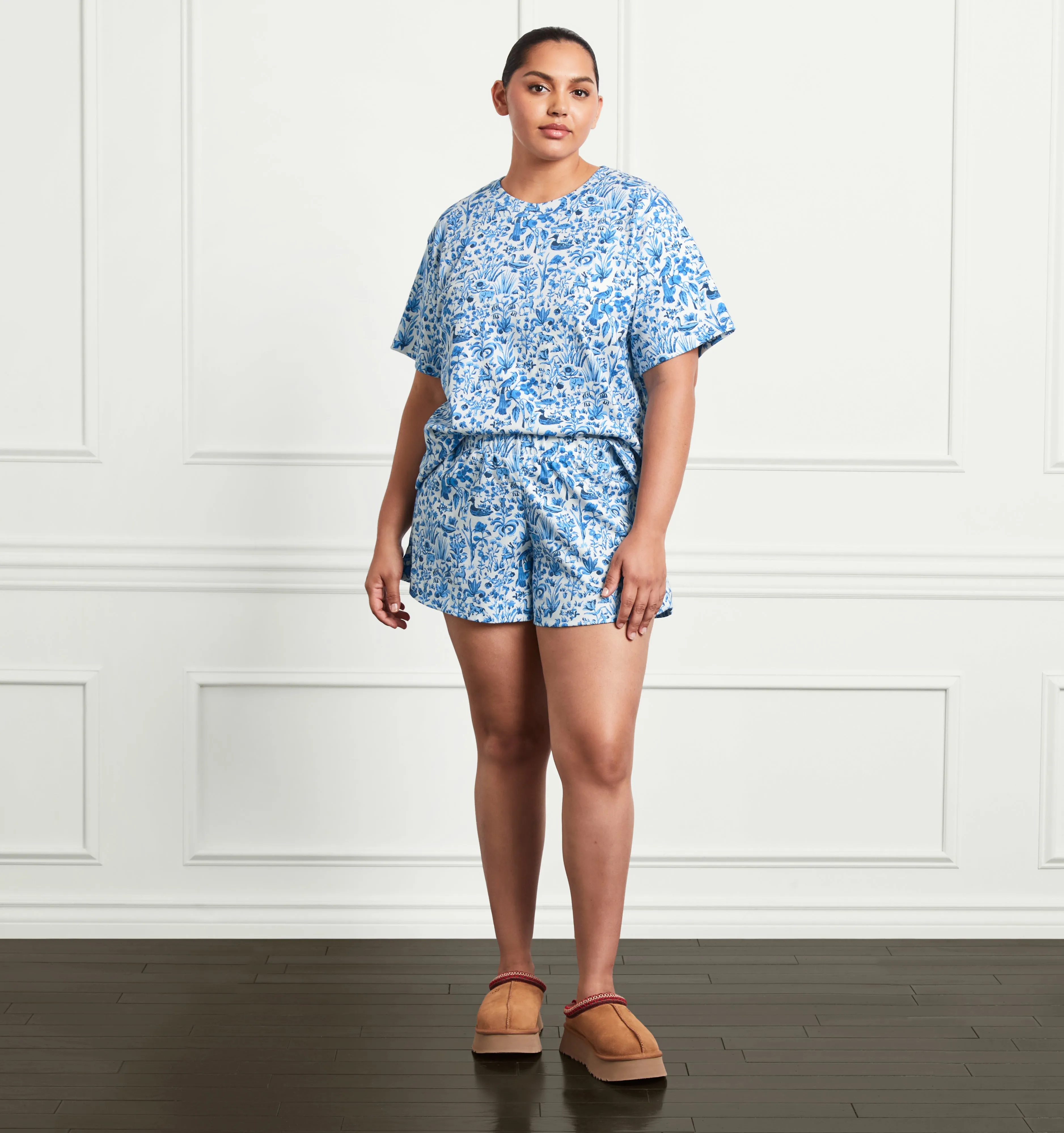 The Charlotte Sleep Tee - Blue Sherwood Forest