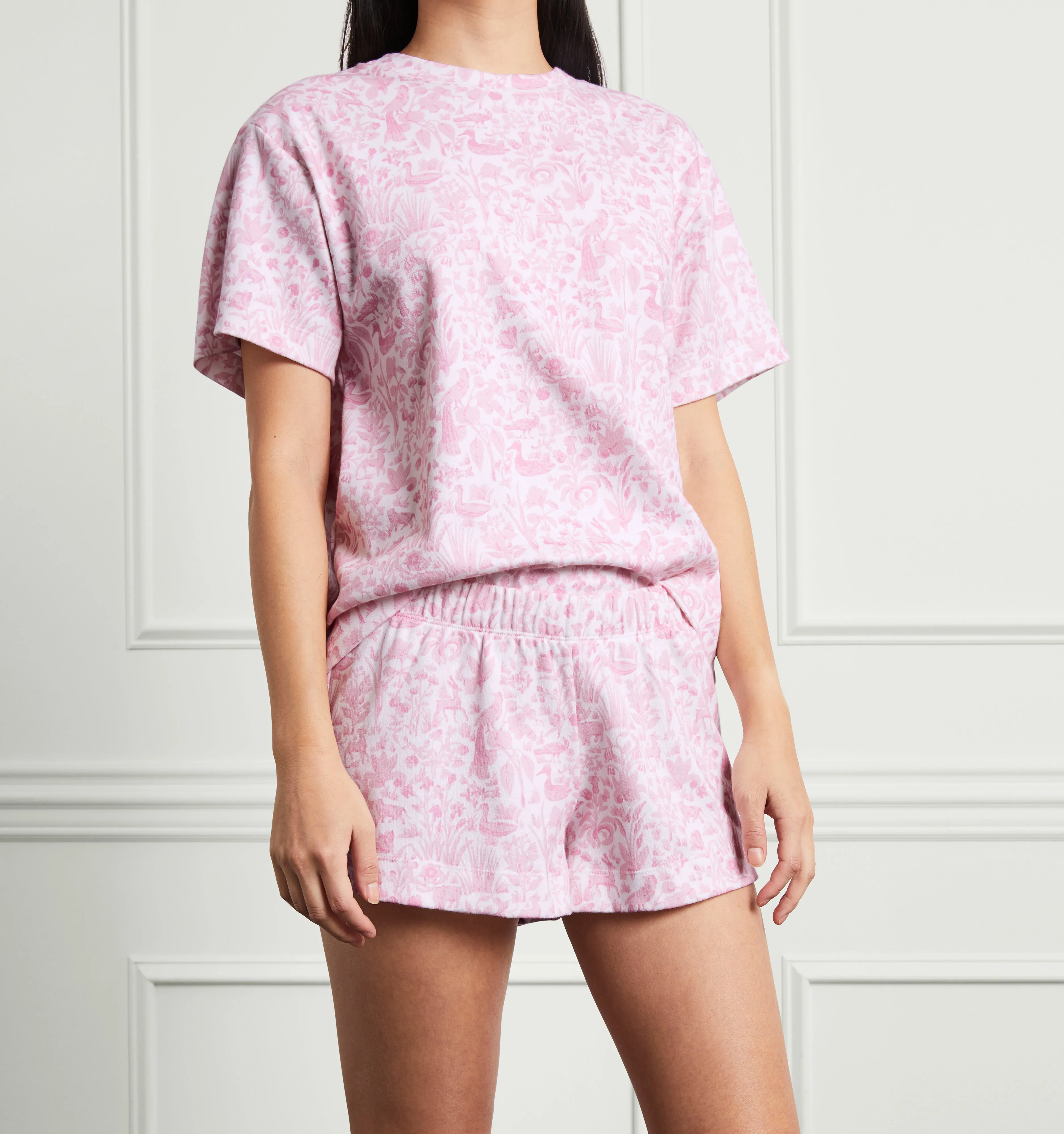 The Charlotte Sleep Tee - Pink Sherwood Forest