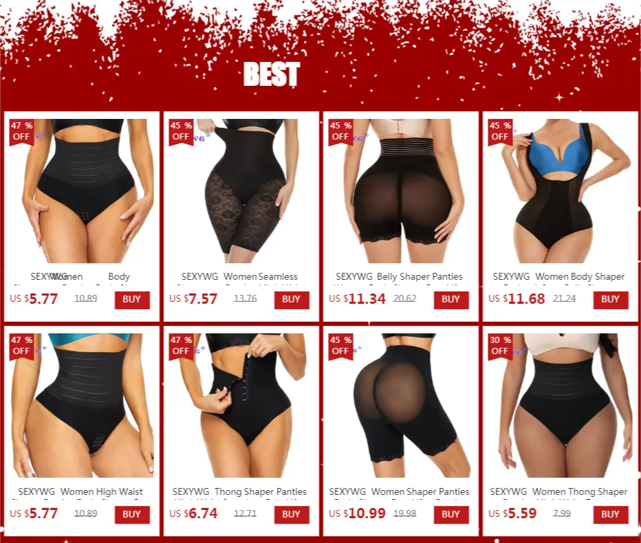 Waist Trainer Body Shaper for Women Leggings Hip Up Panty Tummy Control Panties Butt Lifter Underwear