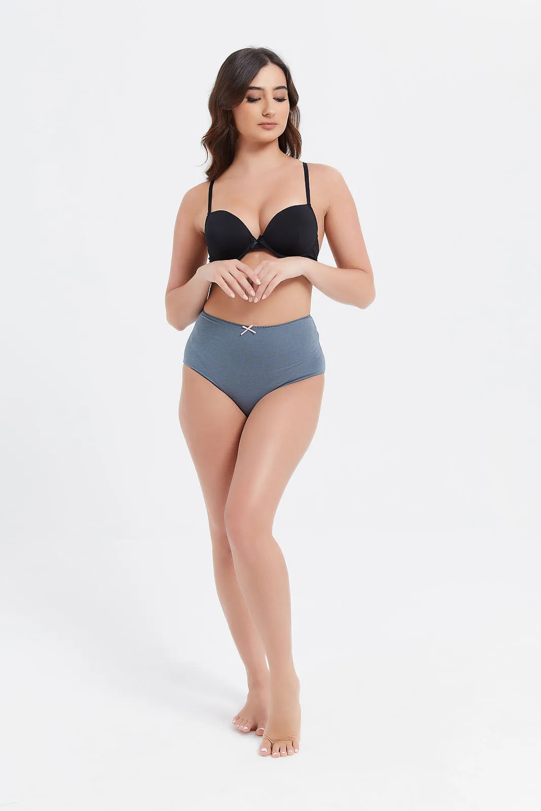 Women Black Double Push-Up Bra