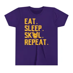 Youth T-Shirt - Eat. Sleep. Repeat.
